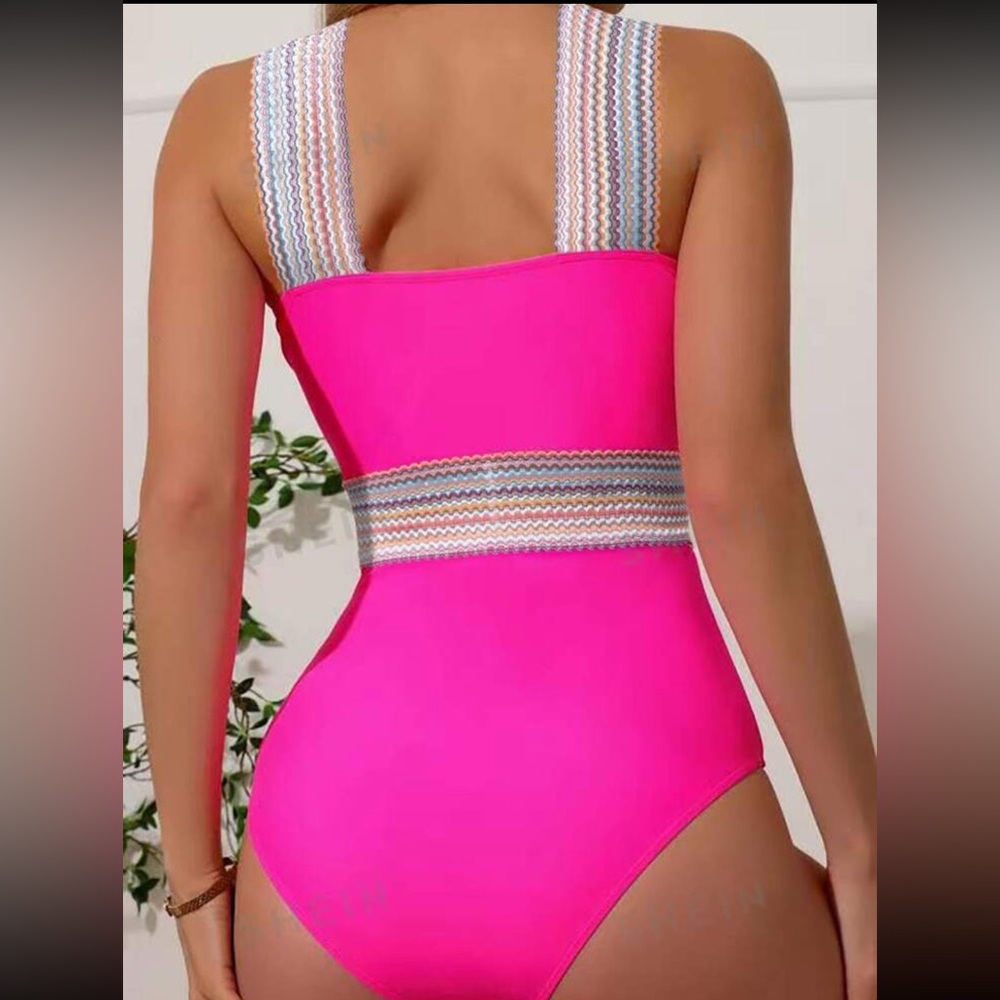Pink One Piece Swimsuit - Picture 2 of 2